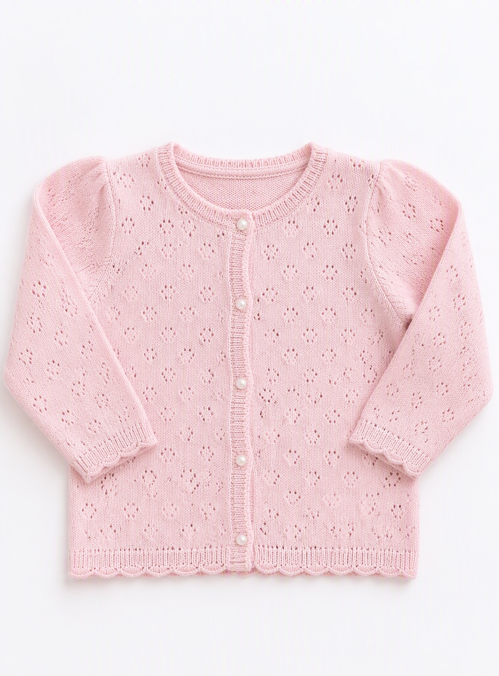 Baby Cardigan — Pink