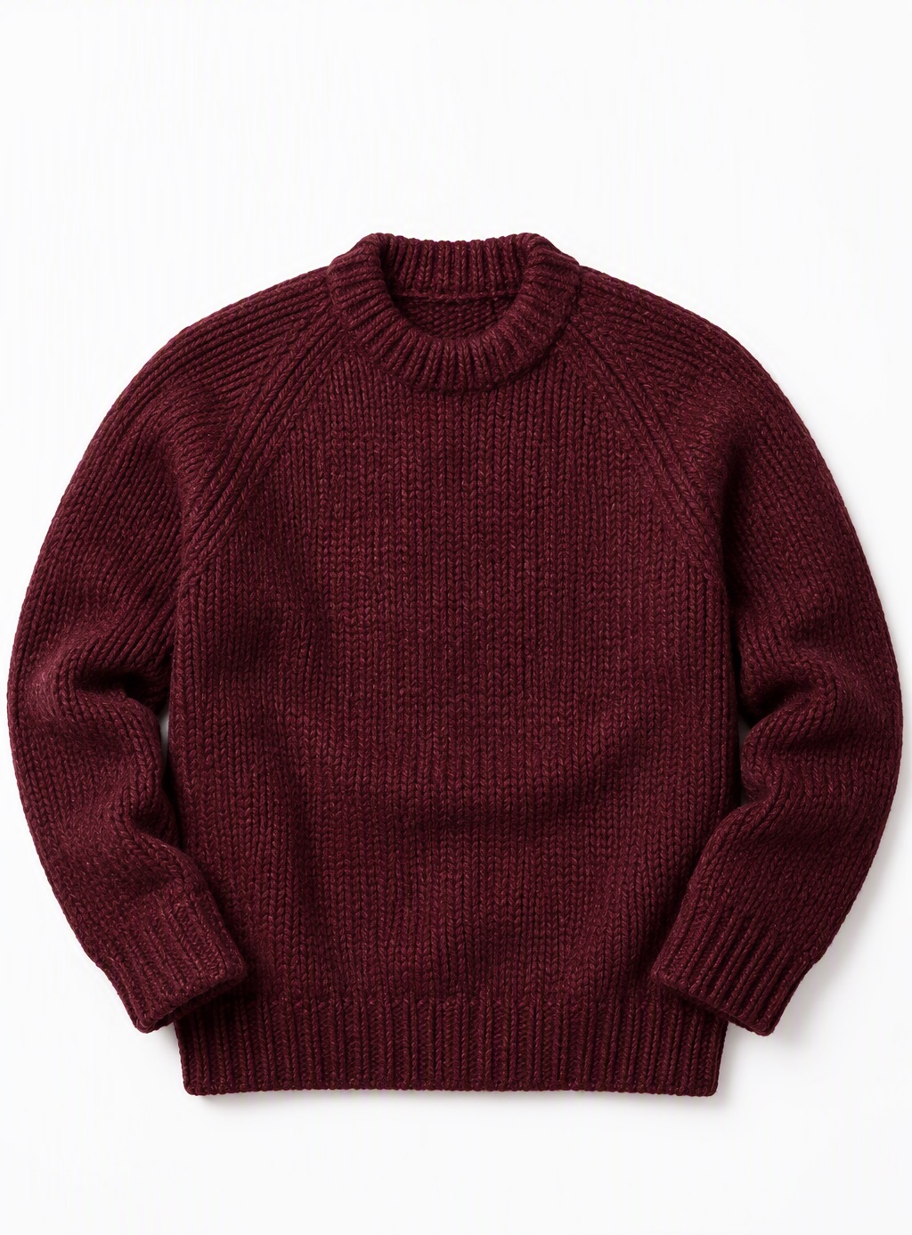 Crewneck — Burgundy