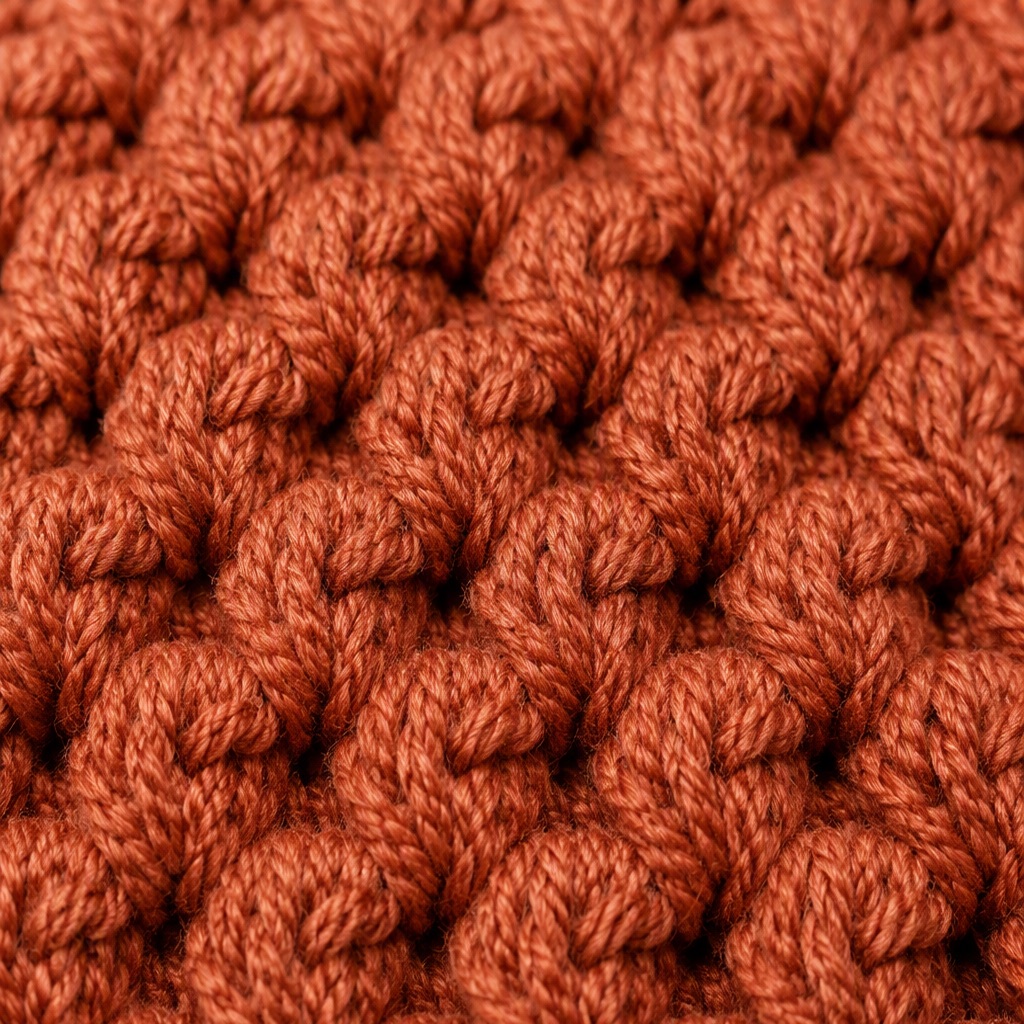 5GG Full Needle + Pointelle knit stitch close-up