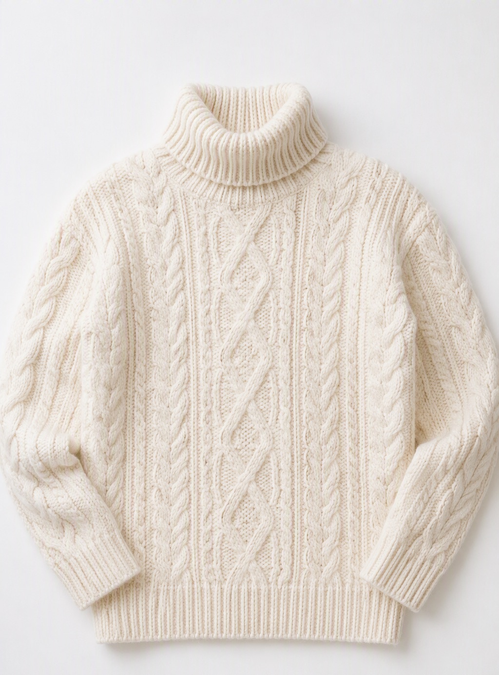Turtleneck — Cream