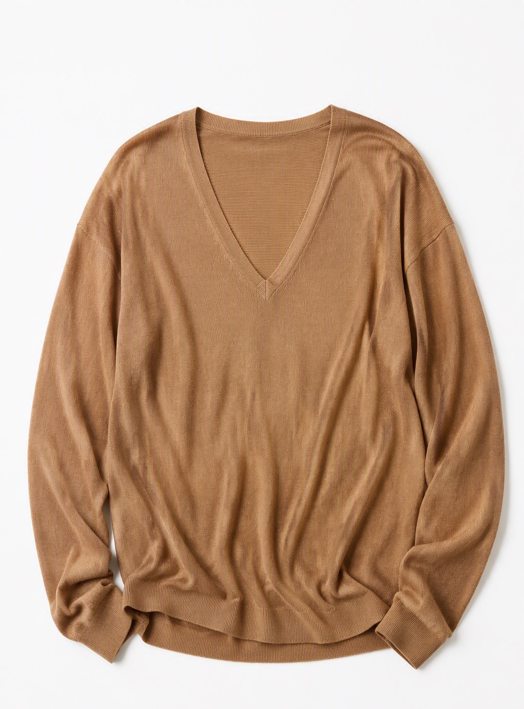 V-Neck — Camel